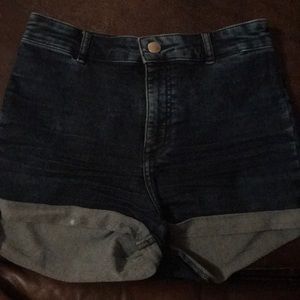 High waisted H&M shorts